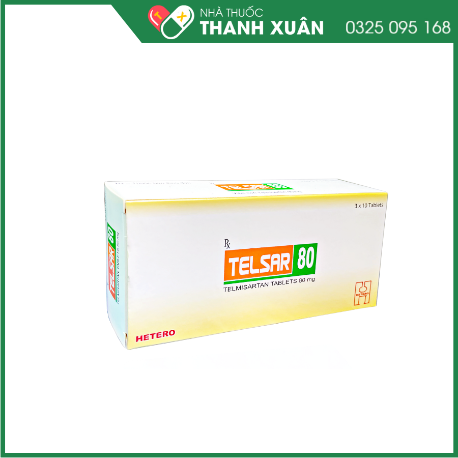 Telsar 80 điều trị tăng huyết áp vô căn
